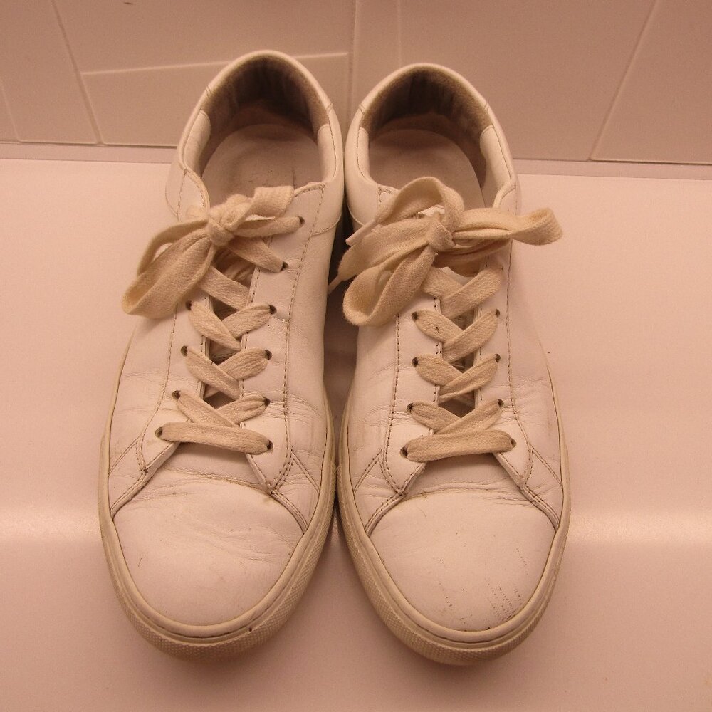 KOIO White Handmade Italian Leather Sneakers--Sz 40--Women's 9.5-10